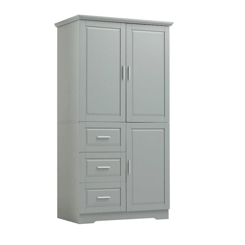 Meuble de rangement haut et large avec portes