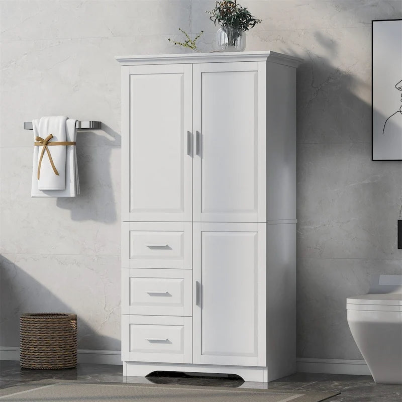 Meuble de rangement haut et large avec portes