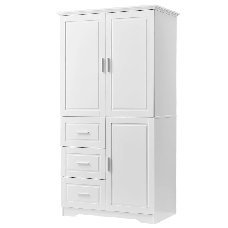 Meuble de rangement haut et large avec portes