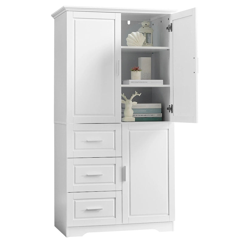 Meuble de rangement haut et large avec portes
