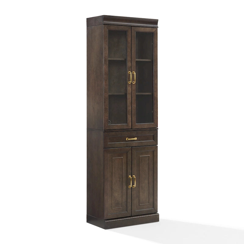 Armoire de cuisine avec porte vitrée
