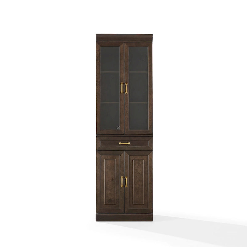 Armoire de cuisine avec porte vitrée