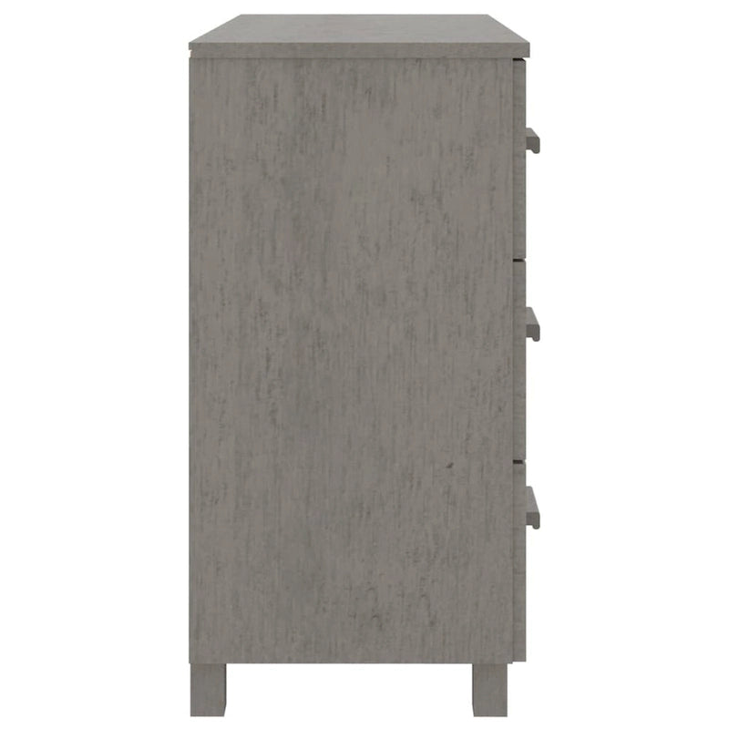Buffet de cuisine en pin massif avec rangements - 89,9x39,9x80 cm