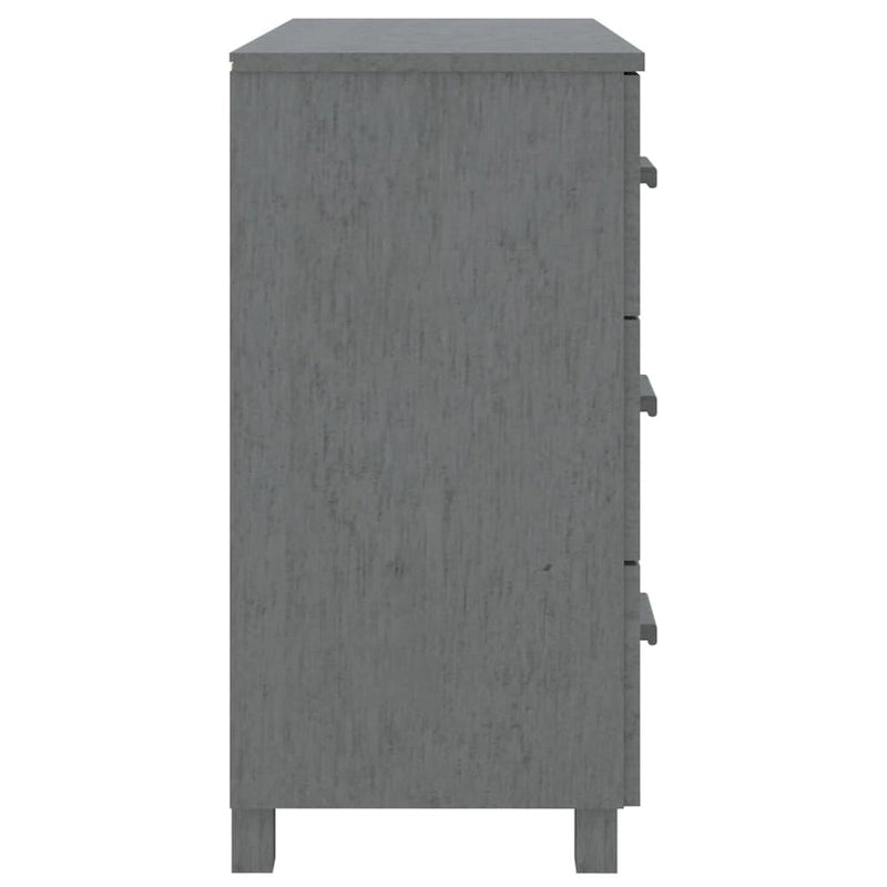 Buffet de cuisine en pin massif avec rangements - 89,9x39,9x80 cm