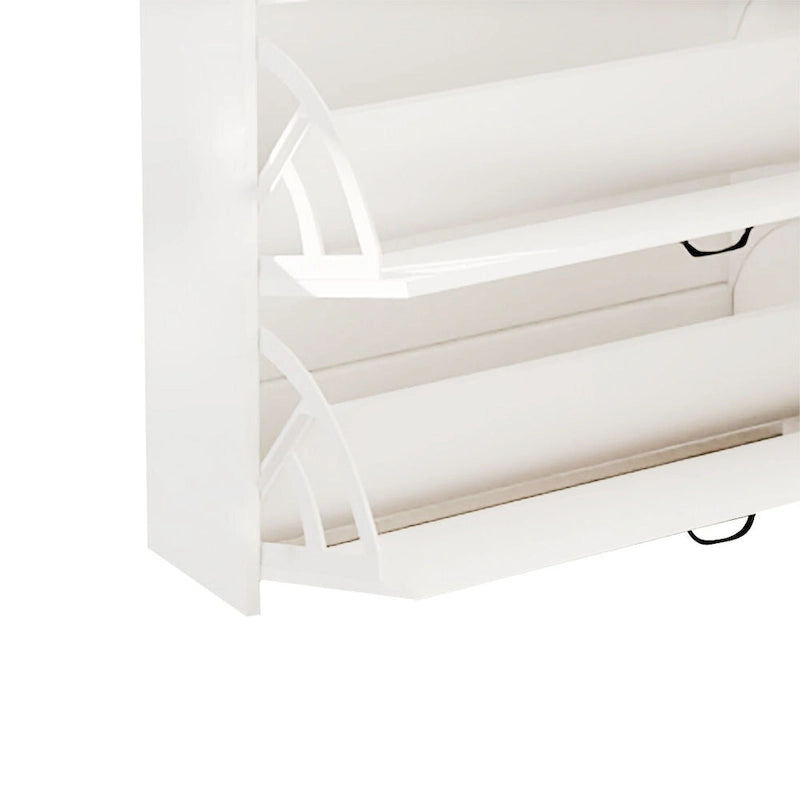 Meuble de rangement à chaussures haut multifonctionnel au design minimaliste