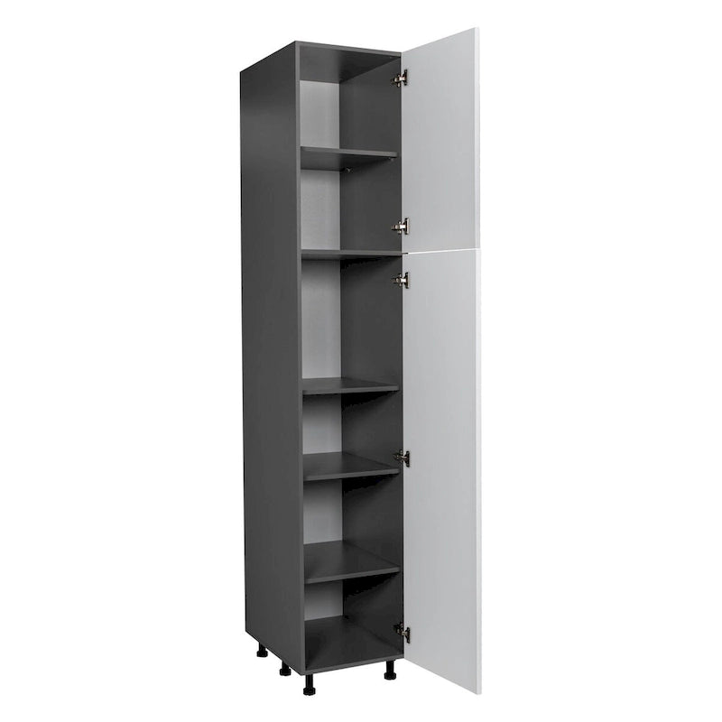 Armoire utilitaire 18 x 96 à double porte - Grise - 18 x 96 x 23 3/8