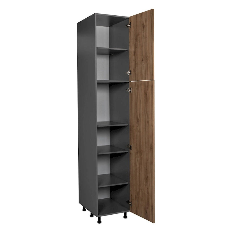 Armoire utilitaire 18 x 96 à double porte - Grise - 18 x 96 x 23 3/8