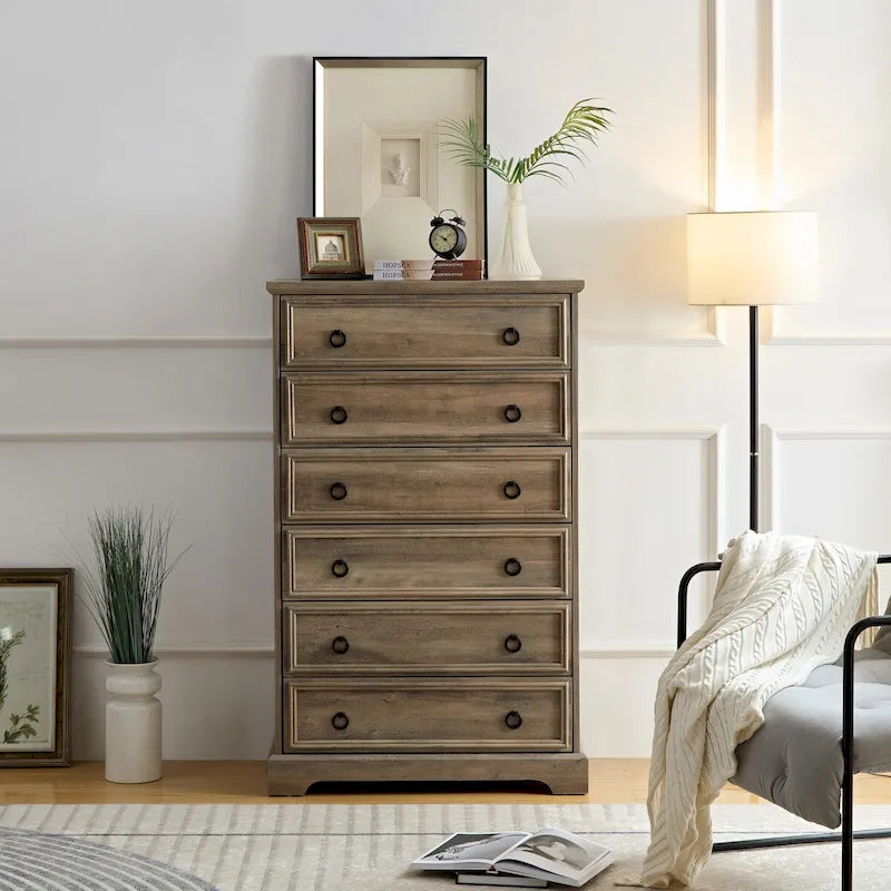 Commode moderne à 6 tiroirs