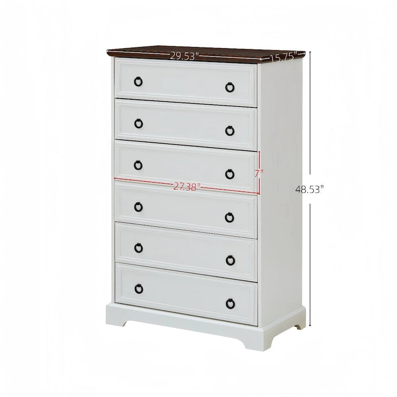 Commode moderne à 6 tiroirs