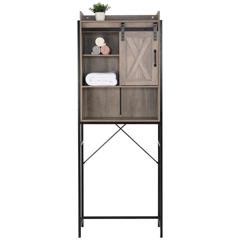 Meuble de salle de bain en MDF à trois étagères de style rétro